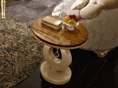 Round high side table HARMONY A.R. Arredamenti