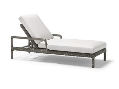 Lettino da giardino reclinabile con braccioli HERITAGE POINT