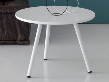 Round melamine and metal high side table High side table DVO