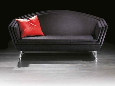 2 seater fabric sofa HOTEL MILANO Mirabili