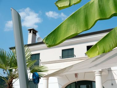 Poles for shade sails
