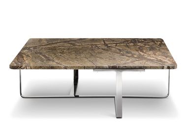Low marble central coffee table JOSHUA i 4 Mariani