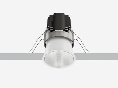 Faretto rotondo da incasso in alluminio riciclato LASER EVO RECESSED DOME SPACE iGuzzini