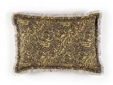Cuscino in lino con motivi floreali IMAGINARIUM Élitis