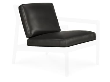 Cuscino a tinta unita in pelle per divani JACK Ethnicraft