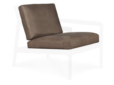 Cuscino a tinta unita in nabuk per divani JACK Ethnicraft