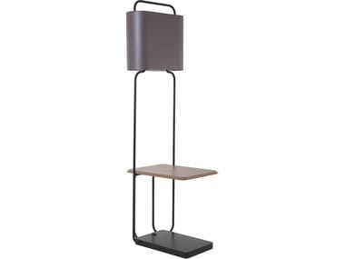 Lampada da terra in metallo con mensola JULES Flam & Luce