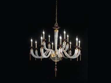 Chandelier with Swarovski® Crystals JULIENNE L8+4 Euroluce Lampadari