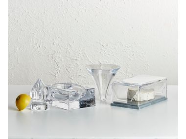 CRUET Crystal knife rest By NUDE | design Alejandro Ruiz