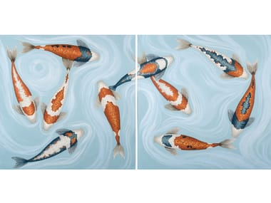 Quadro in tela Koi Pacific I & II NOVOCUADRO ART COMPANY