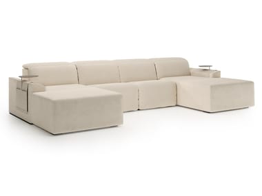 Modular recliner leather sofa KUBRIK