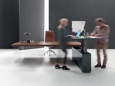 Height-adjustable workstation desk KYO | Height-adjustable office desk