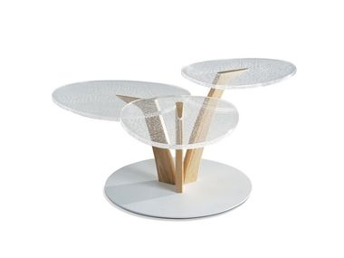 PMMA coffee table LEAF Roche Bobois