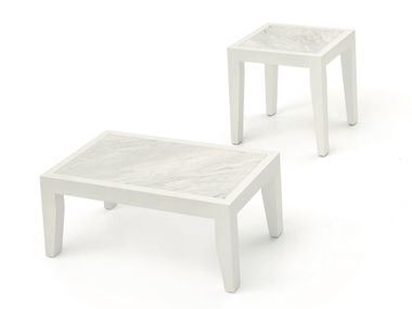 Aluminium coffee table LERA Duomo Design