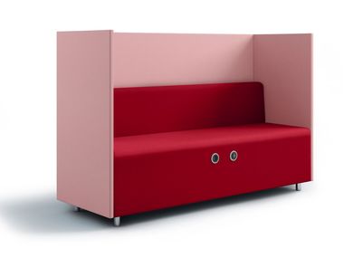 Sectional sofa with fire retardant padding LEVY Domingo Salotti