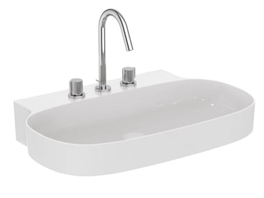 Lavabo ovale singolo in Diamatec® LINDA – X - T4397