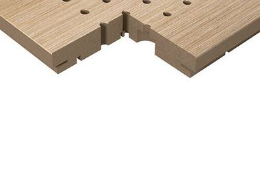 LISTEN SQUARE Sound-absorbing mdf modules with wood veneer slats or ...
