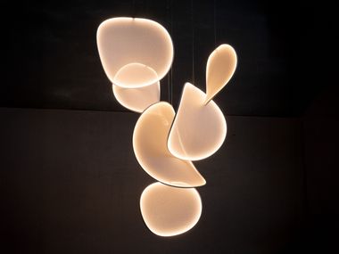 Luminária pendente LED de tecido LLLL.09 CHANDELIER llll