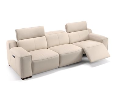 3 seater leather sofa LORETO XXL Sofanella