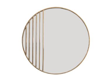 Specchio rotondo in metallo con cornice LUNA ANA ROQUE INTERIORS