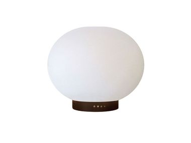 LED opal glass table lamp MOON S 2 luxcambra