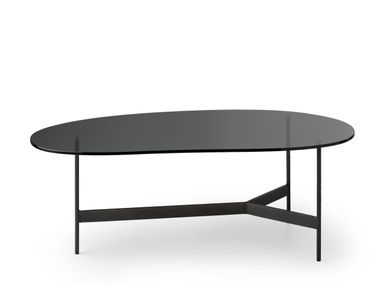 Glass central coffee table LXT01 LEOLUX LX