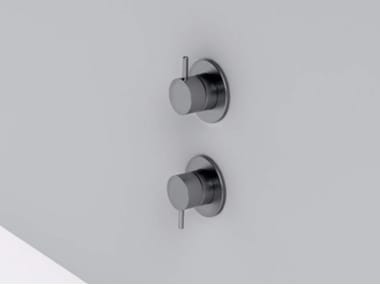 Rexa, MAE Miscelatore per doccia a 2 fori in acciaio inox con deviatore