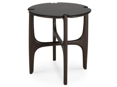 Round mahogany high side table PI Ethnicraft