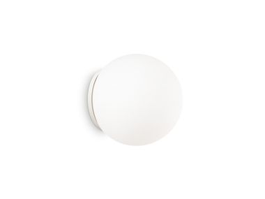 Ideal lux mapa bianco ap1 d30 applique sfera di vetro - 059822