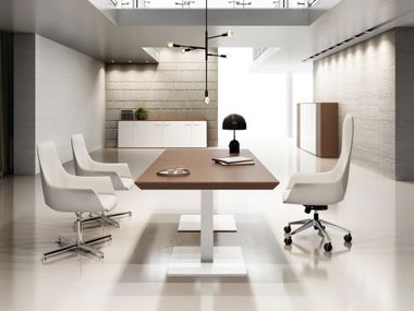 Rectangular wooden meeting table IDENTITY | Meeting table Styloffice