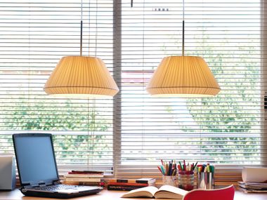 Lampada a sospensione in tessuto MEI 38 Bover