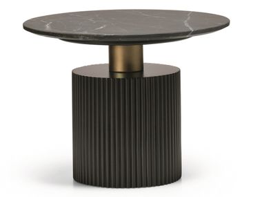 Side table with wood veneer or marble top MID N10-M SCAPPINI & C