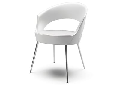 Poltroncina in tessuto con braccioli MIDA Cizeta