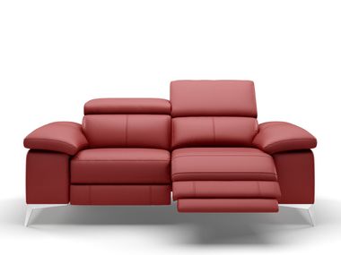 2 seater leather sofa MILANO Sofanella