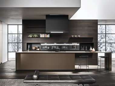 Kitchen with island MOKA 02 Pedini