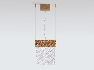LED handmade bronze pendant lamp MONDRIAN COASTLINE MEDIUM | Pendant lamp Serip