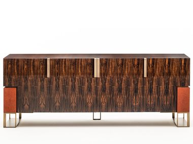 Ebony sideboard with doors MONTENAPOLEONE SC5002 OAK