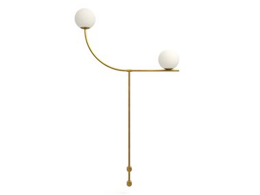 LED Stehleuchte aus Messing PINS MARIONI