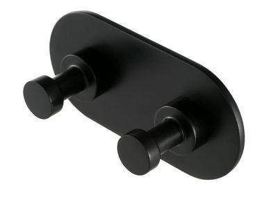 NEMOX BLACK | Double robe hook Metal towel hook By Geesa