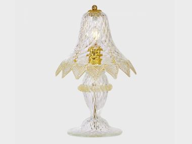 Murano glass table lamp NETTUNO D'ORO Sogni Di Cristallo