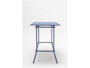 NEW SCHOOL Rectangular metal high table By MDD