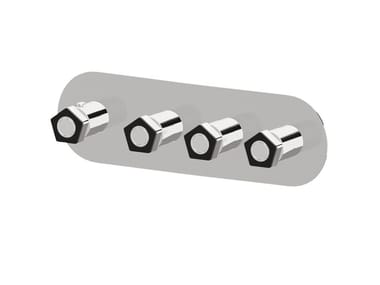 newform, TERMOSTATICI MULTIUTENZA 3 USCITE 69803E Miscelatore per doccia a 4 fori termostatico