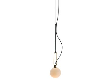 LED blown glass pendant lamp NH Artemide