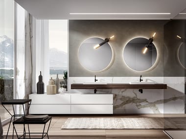 Edoné by Agorà, NIK 004 Piano lavabo doppio