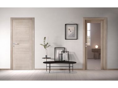 NO - LIMITS Laminated door with glass By GIDEA