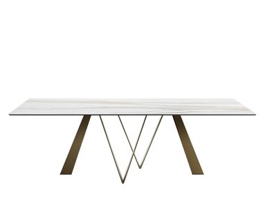 Rectangular ceramic table NOA EFORMA