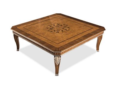 Mesa de centro quadrada de madeira maciça NOBLESSE Guerra Vanni
