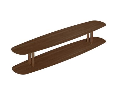 Walnut coffee table for living room AXIS nomon