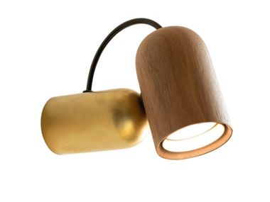 Walnut wall lamp ONFA nomon