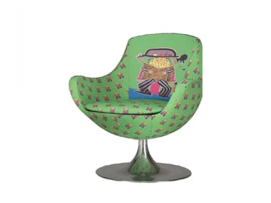 Poltroncina in tessuto con braccioli O’ MANAGER | Poltroncina Mirabili